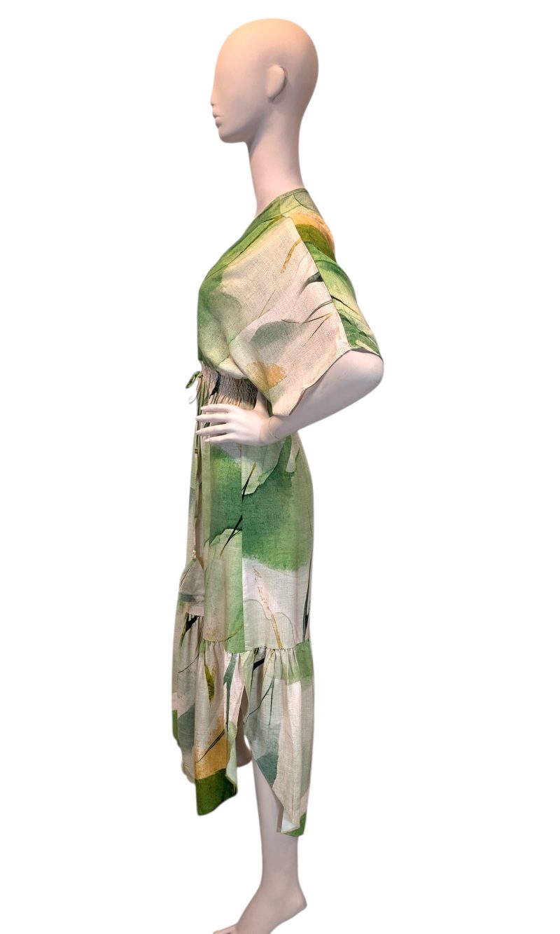 vestido de puxar con manga estampado folhagem verde (cópia) vestido de puxar con manga estampado folhagem verde (cópia)