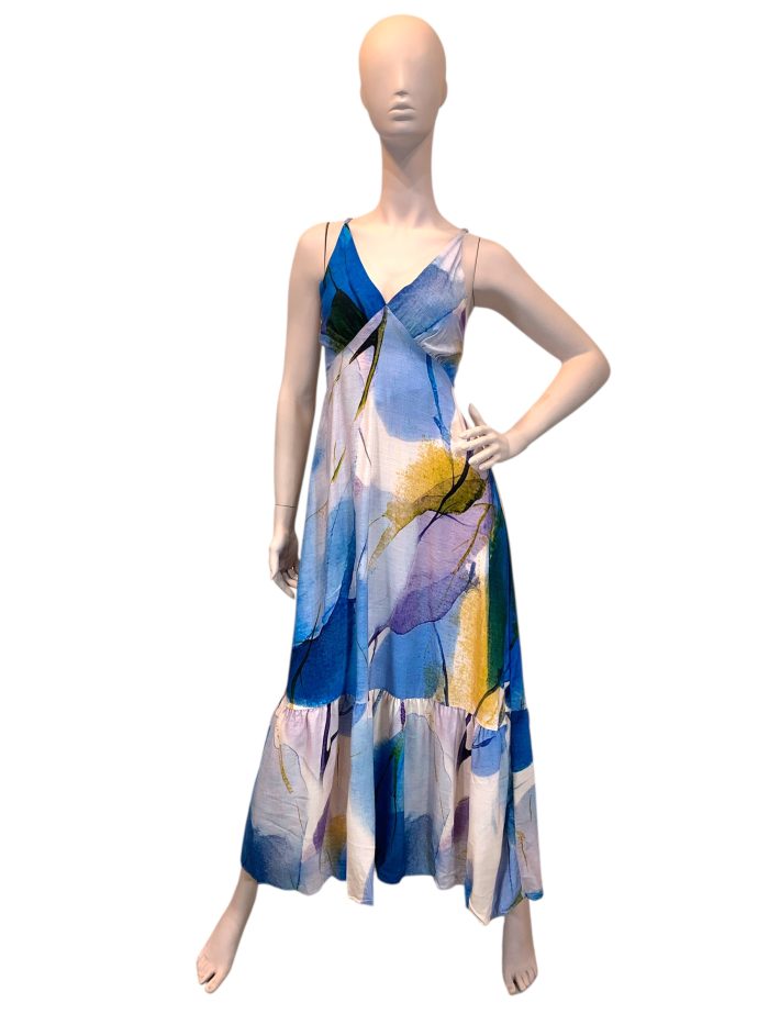 vestido manga morcego florzinhas cor bagage (cópia)