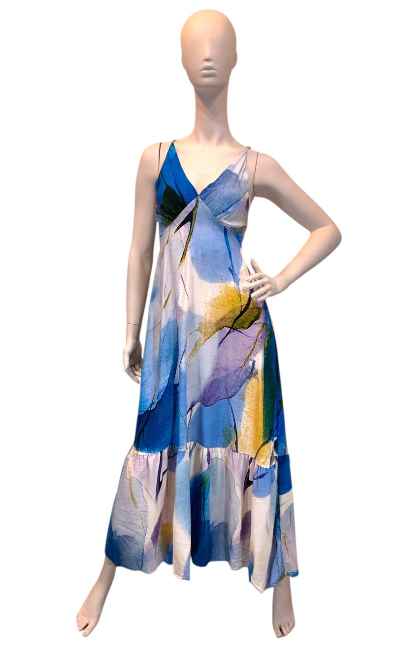 vestido manga morcego florzinhas cor bagage (cópia)