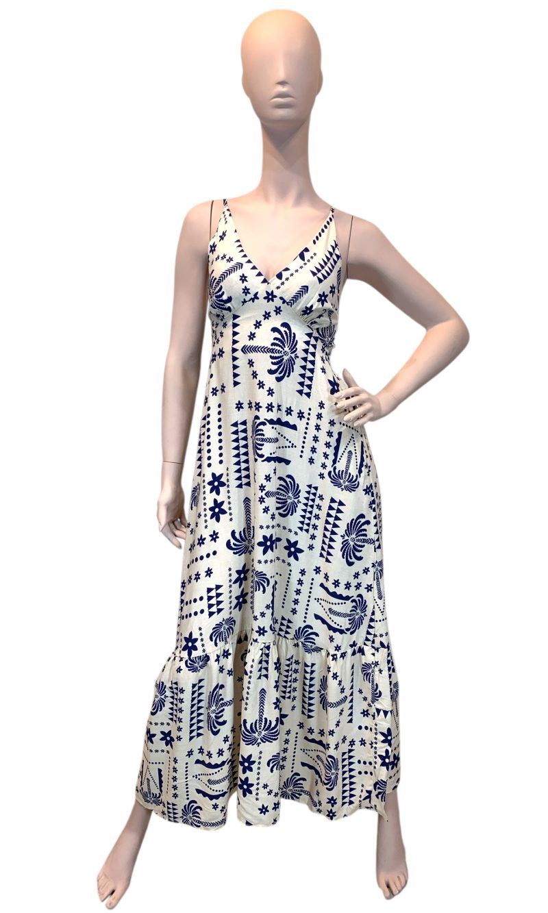 vestido manga morcego florzinhas cor bagage (cópia)