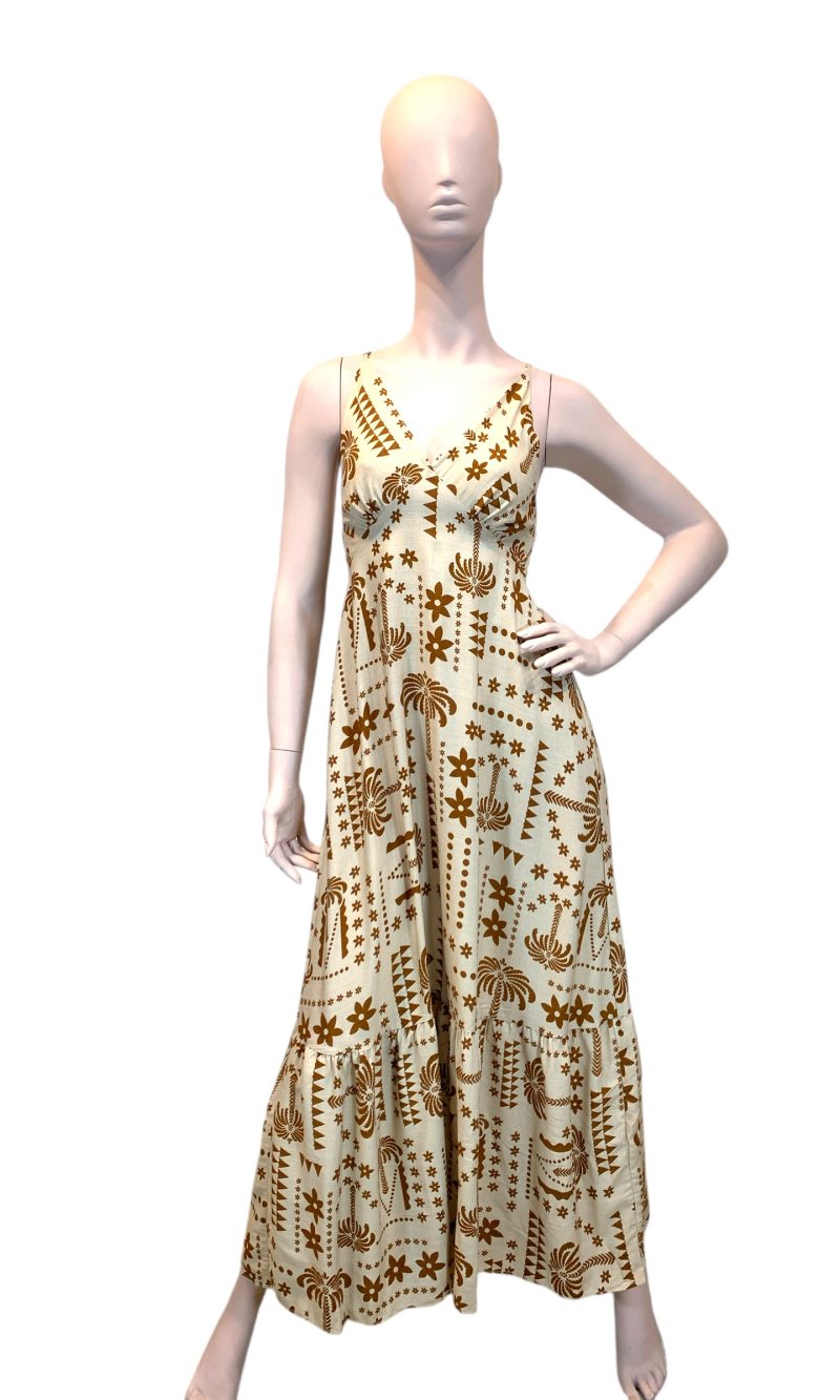 vestido manga morcego florzinhas cor bagage (cópia)