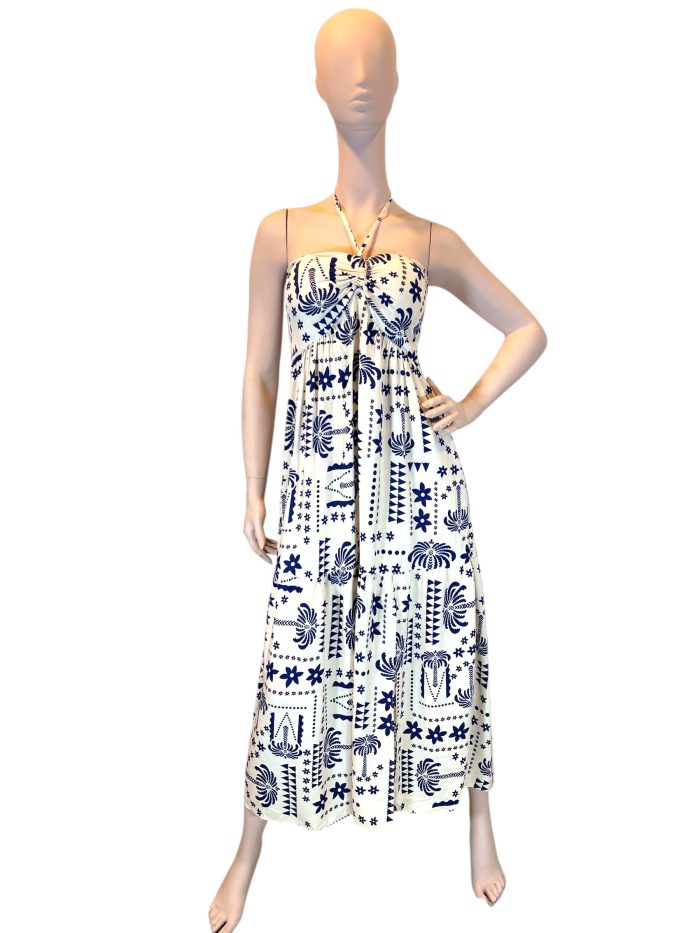 vestido manga morcego florzinhas cor bagage (cópia)