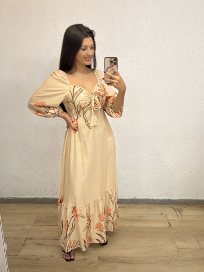 vestido larisa bege e01v03 vestido larisa bege e01v03