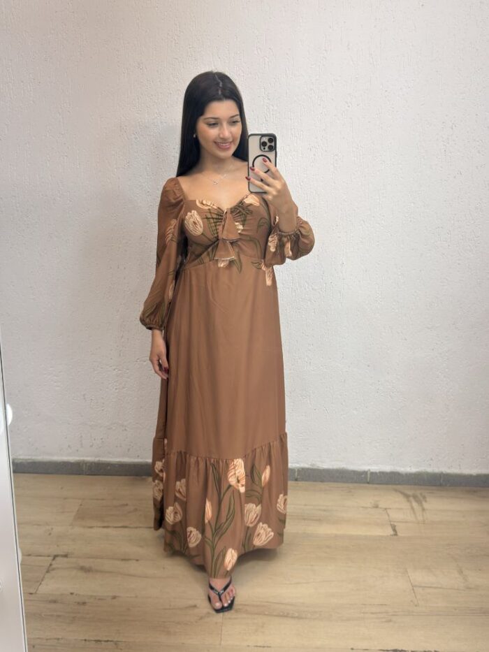 vestido larisa marrom e01v02 vestido larisa marrom e01v02