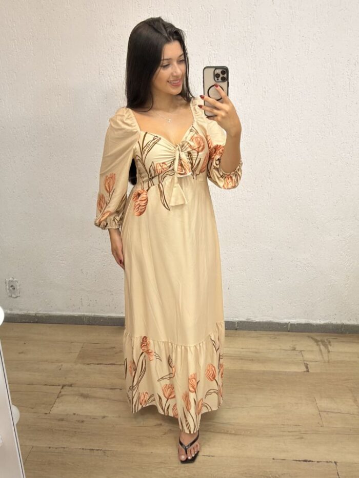 vestido larisa bege e01v03 vestido larisa bege e01v03