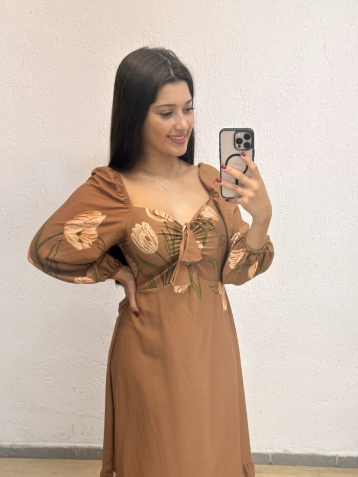 vestido larisa marrom e01v02 vestido larisa marrom e01v02
