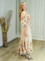 vestido janaina flor de amapola marsala