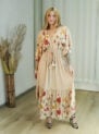 vestido janaina flor de amapola marsala