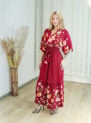 vestido janaina flor de amapola marsala