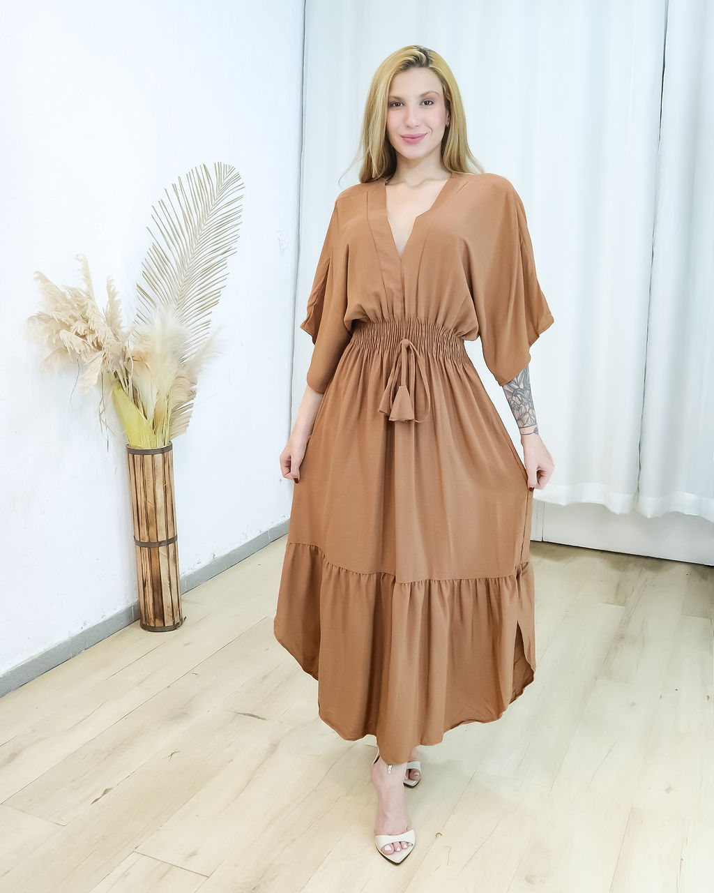 vestido janaina liso azul marinho